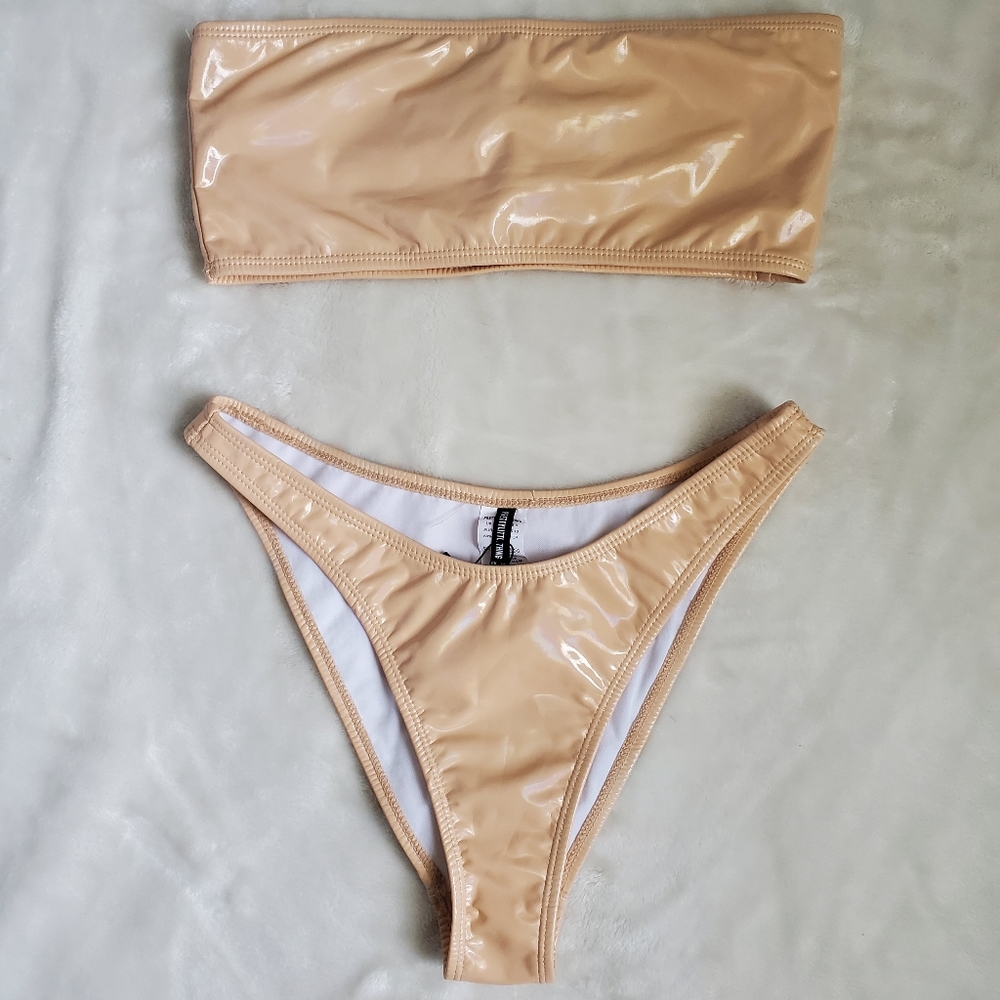 Holographic High Legged Bikini